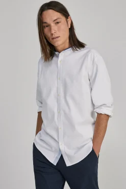 * Camisa Estructura Mao Blanco Discount