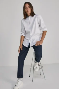* Camisa Estructura Mao Blanco Discount