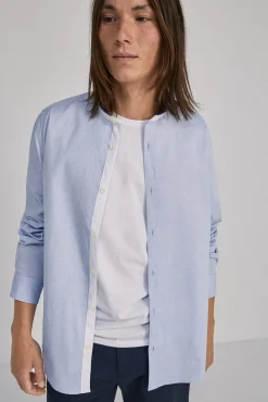 * Camisa Estructura Mao Azul Claro Discount