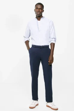 * Camisa Estructura Mao Azul Claro New