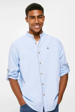 * Camisa Estructura Mao Azul New