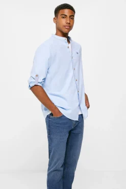 * Camisa Estructura Mao Azul New