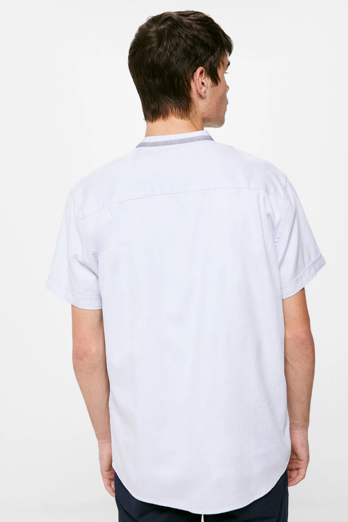 * Camisa Estructura Mao Azul Medio Sale