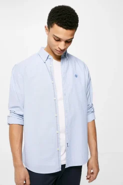 * Camisa Fil- A -Fil Azul Best