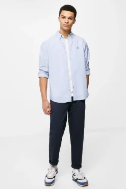 * Camisa Fil- A -Fil Azul Best