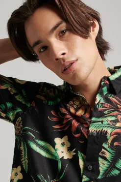Superdry Camisa Hawaiana De Manga Corta Vintage Multicolor Outlet