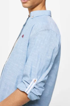 * Camisa Ligera Color Azul Best
