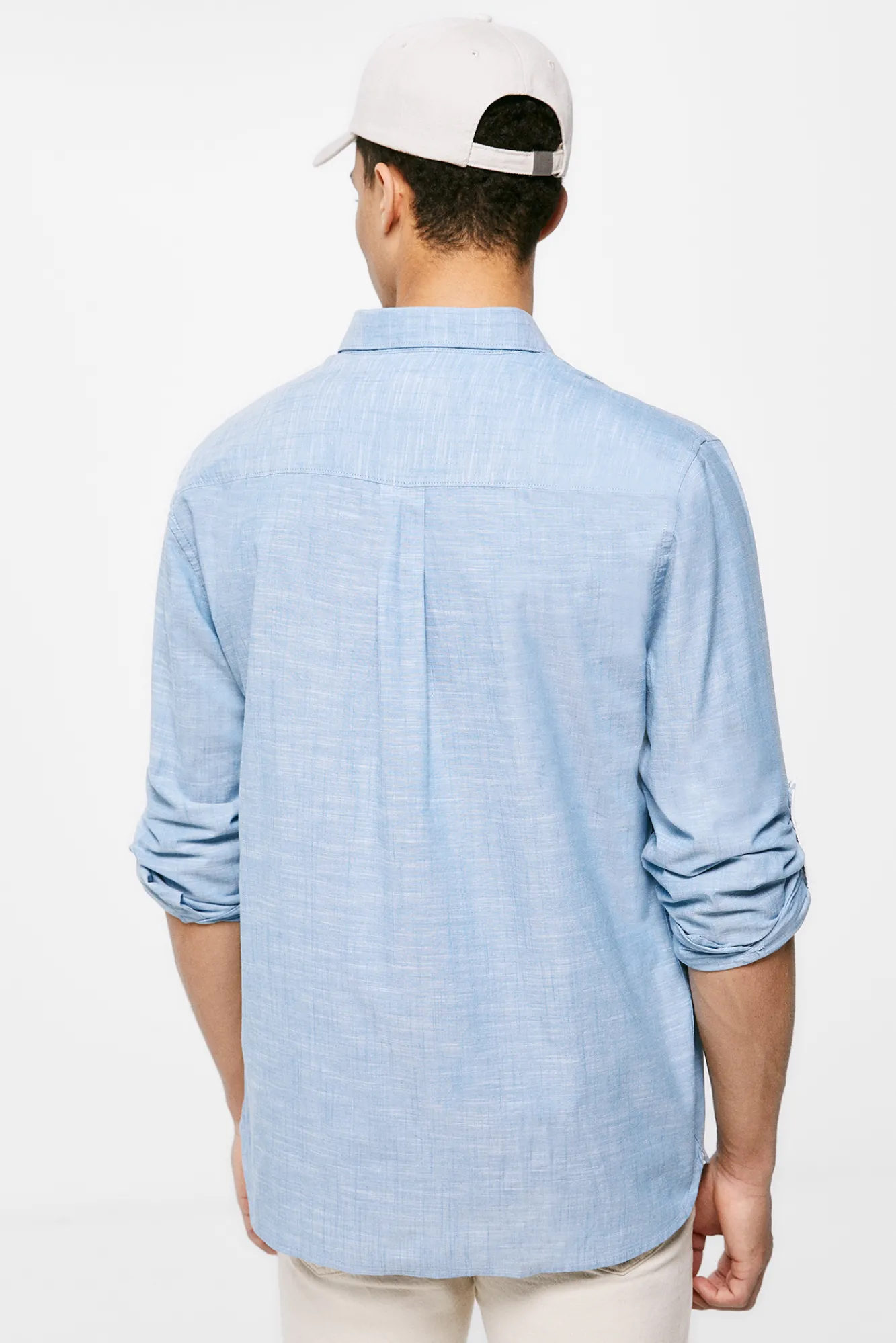 * Camisa Ligera Color Azul Best