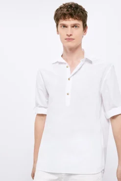 * Camisa Ligera Color Blanco Hot