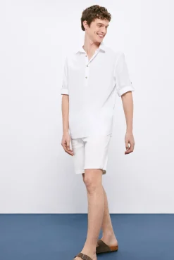 * Camisa Ligera Color Blanco Hot