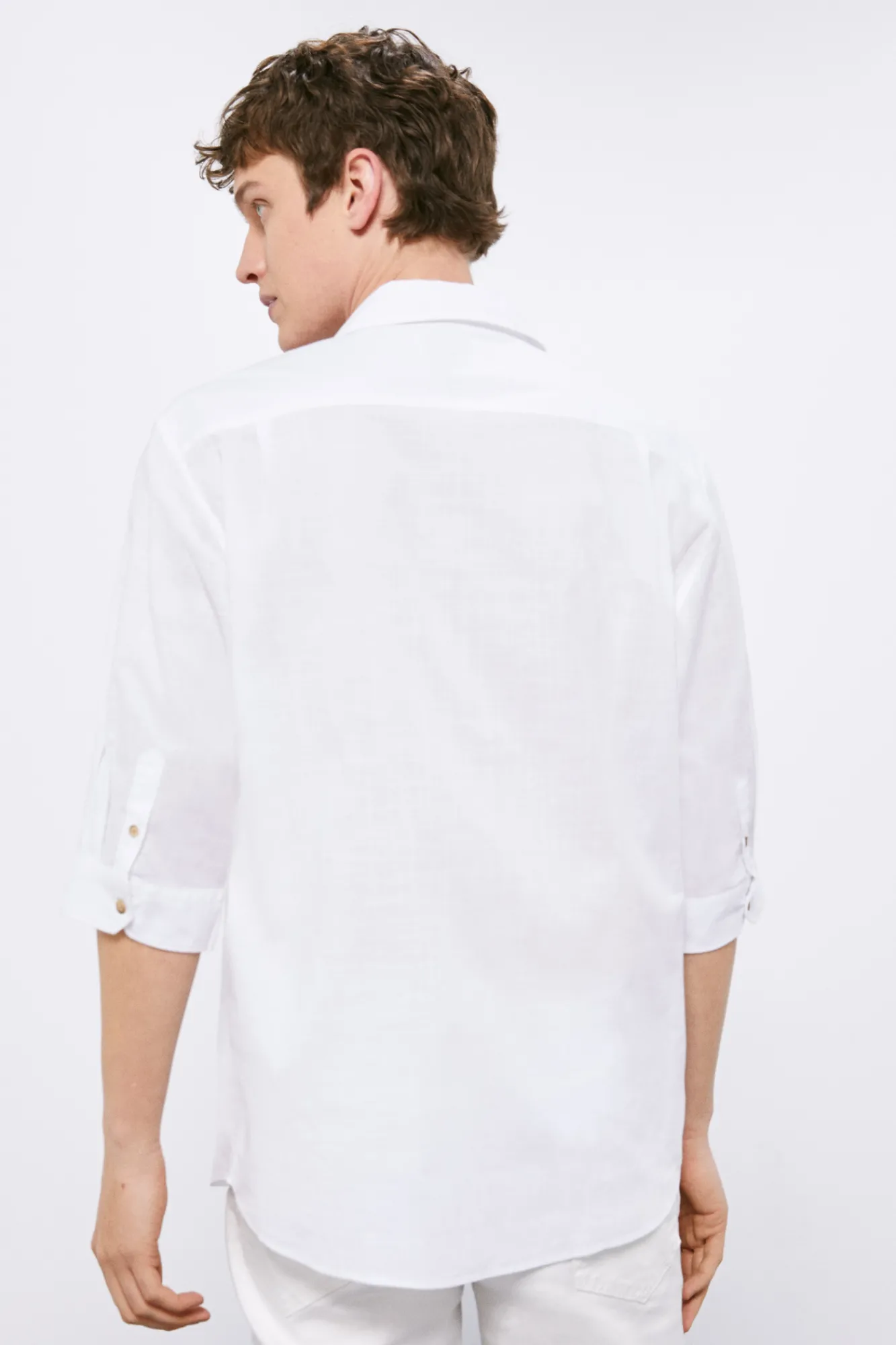 * Camisa Ligera Color Blanco Hot