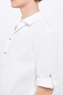 * Camisa Ligera Color Blanco Hot