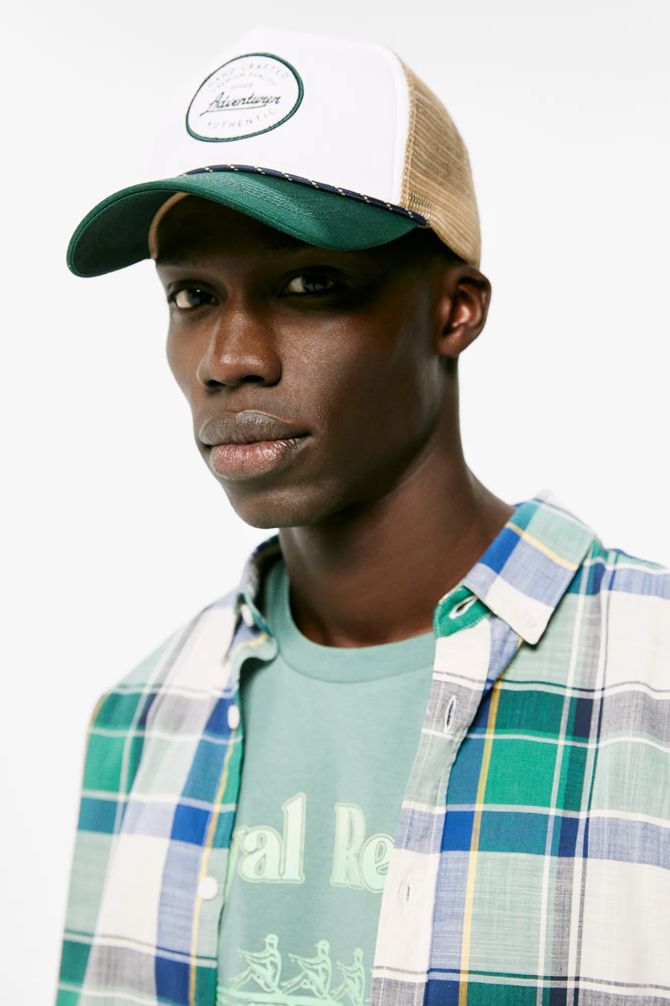 * Camisa Ligera Cuadros Marron Online