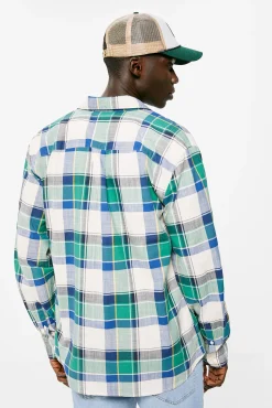 * Camisa Ligera Cuadros Marron Online