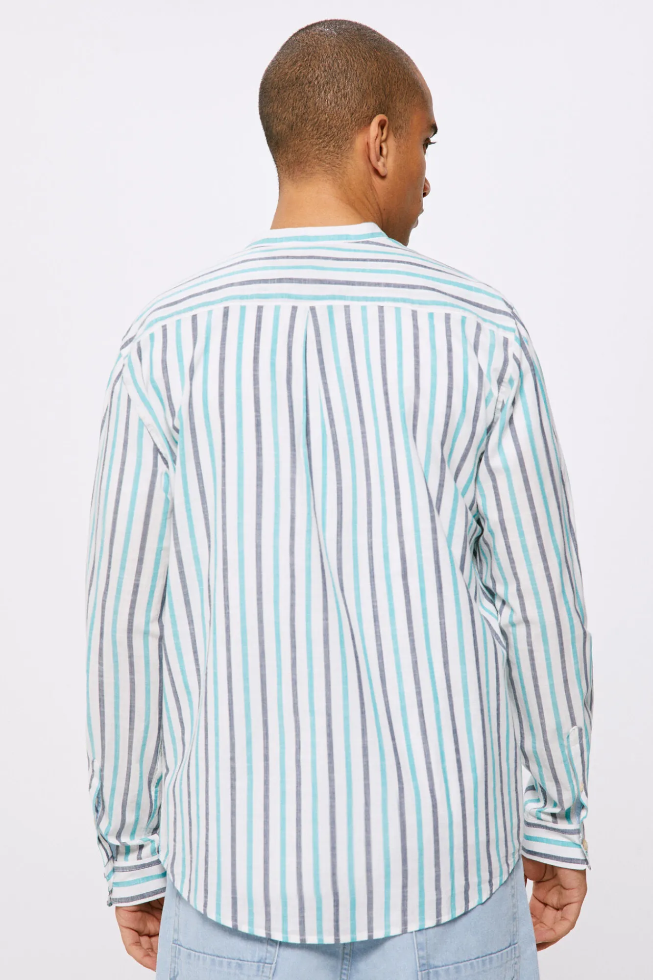 * Camisa Ligera Mao Estampado Turquesa Clearance