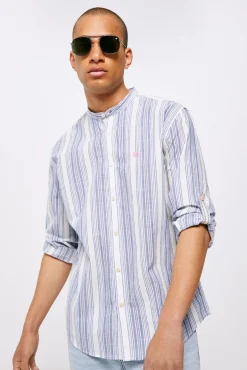 * Camisa Ligera Mao Azul Medio Hot