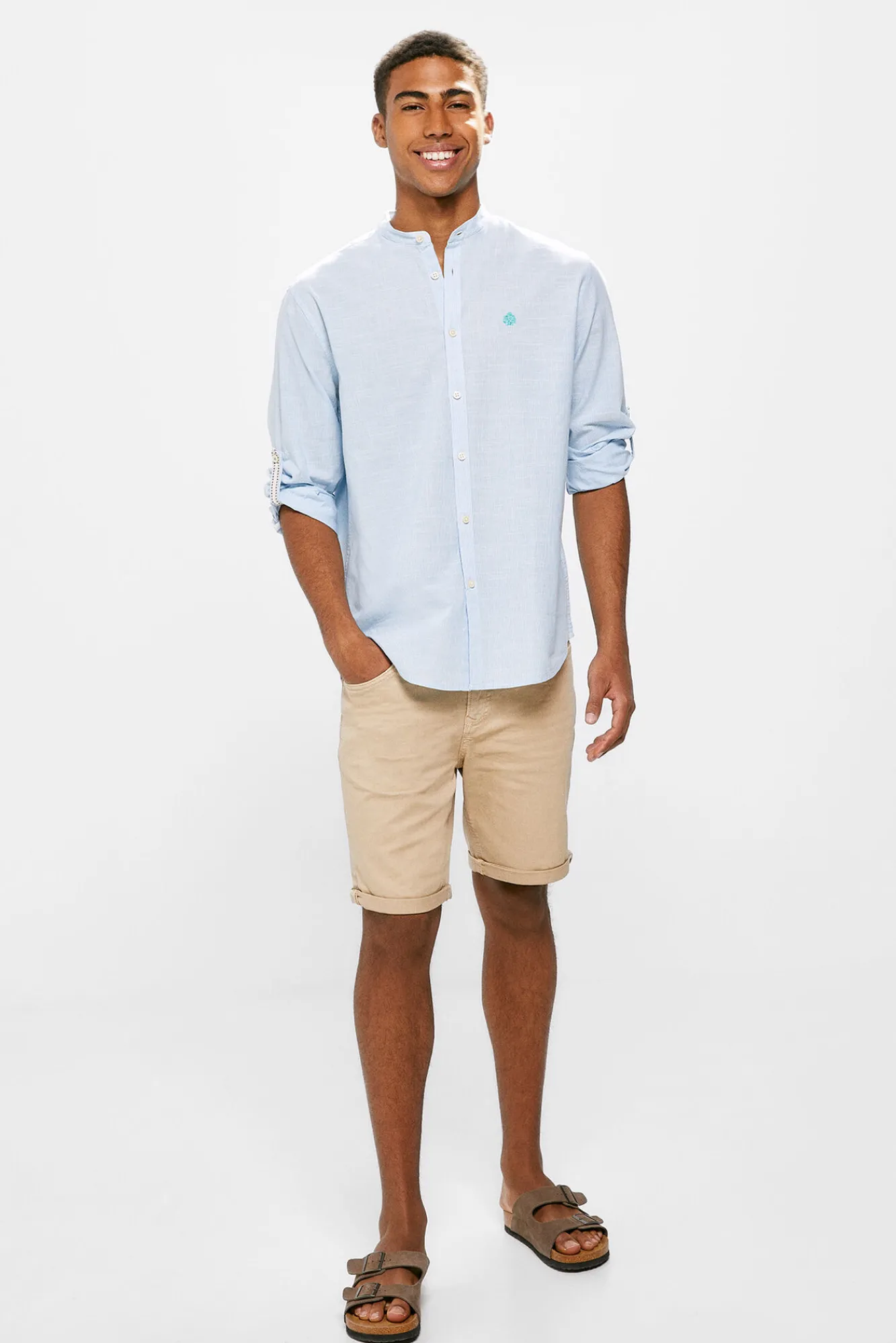 * Camisa Ligera Mao Azul Hot