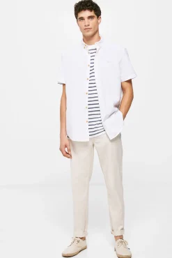 * Camisa Lino Blanco Online