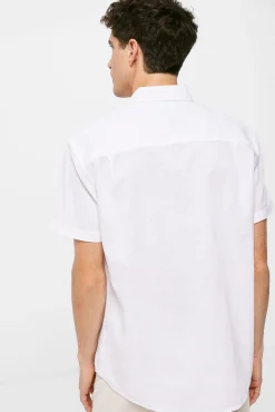 * Camisa Lino Blanco Online
