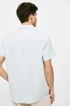 * Camisa Lino Verde