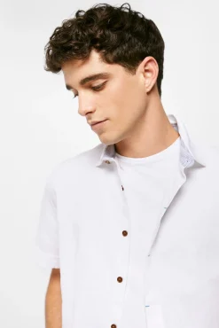 * Camisa Lino Blanco Hot