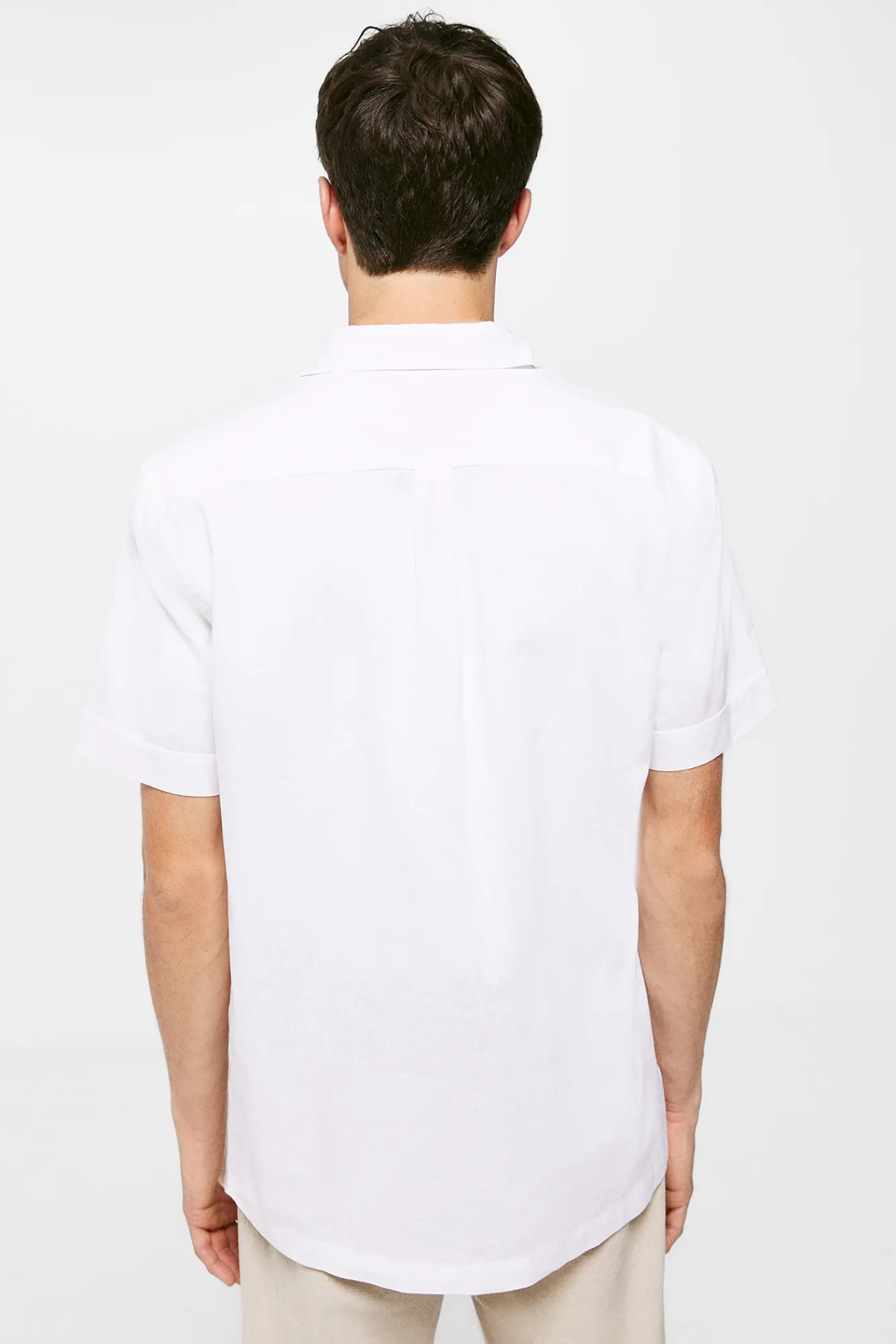 * Camisa Lino Blanco Hot