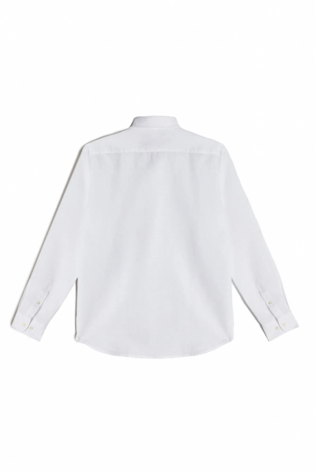 Ooto Camisa Lino Manga Larga Blanco Sale
