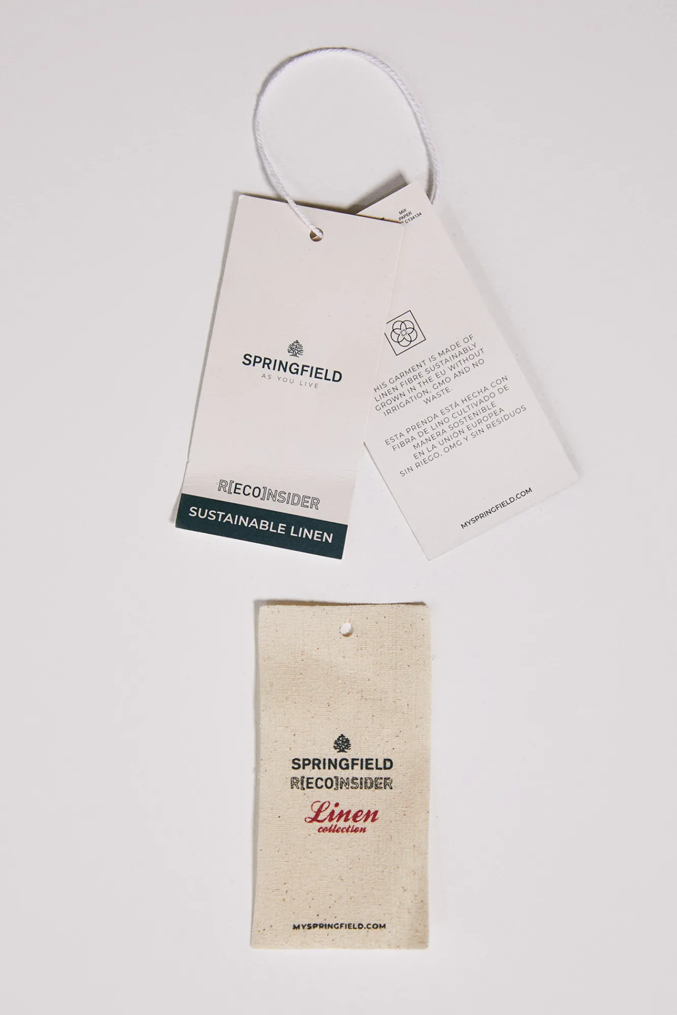 * Camisa Lino Rayas Beige Medio Outlet