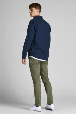 Jack & Jones Camisa Lisa Navy Outlet
