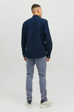 Jack & Jones Camisa Lisa Navy Outlet