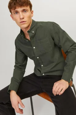 Jack & Jones Camisa Lisa Verde
