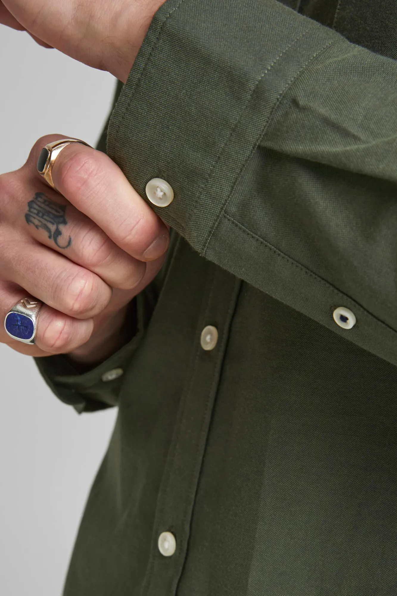 Jack & Jones Camisa Lisa Verde