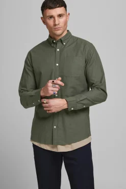 Jack & Jones Camisa Lisa Verde