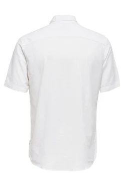 Only & Sons Camisa Manga Corta Blanco New