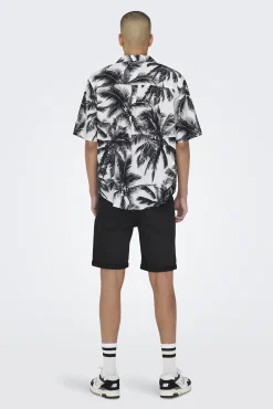 Only & Sons Camisa Manga Corta Blanco Best