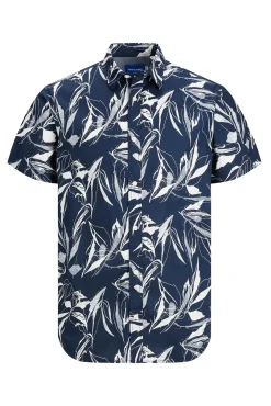 Jack & Jones Camisa Manga Corta Navy Clearance