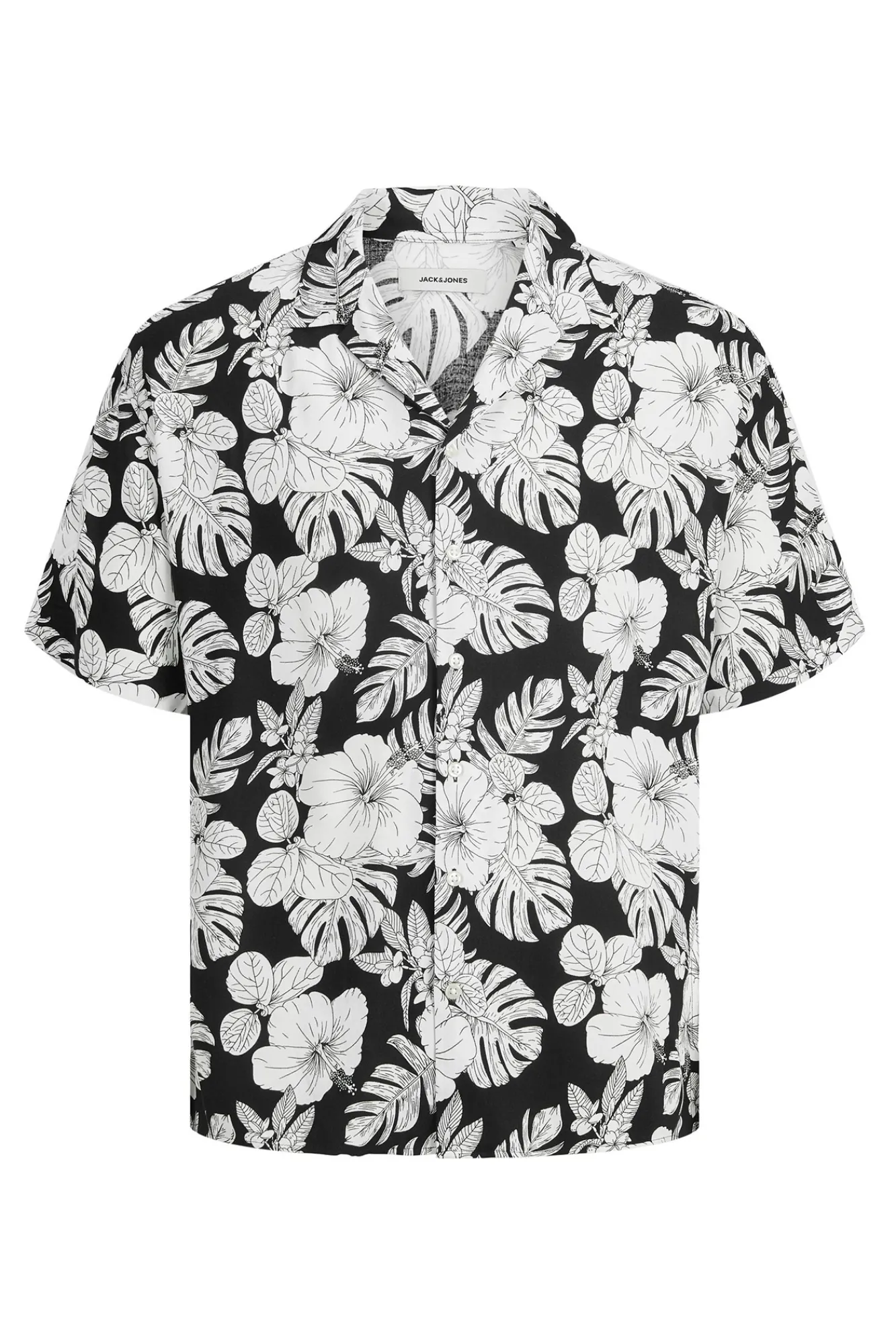 Jack & Jones Camisa Manga Corta Print Floral Multicolor