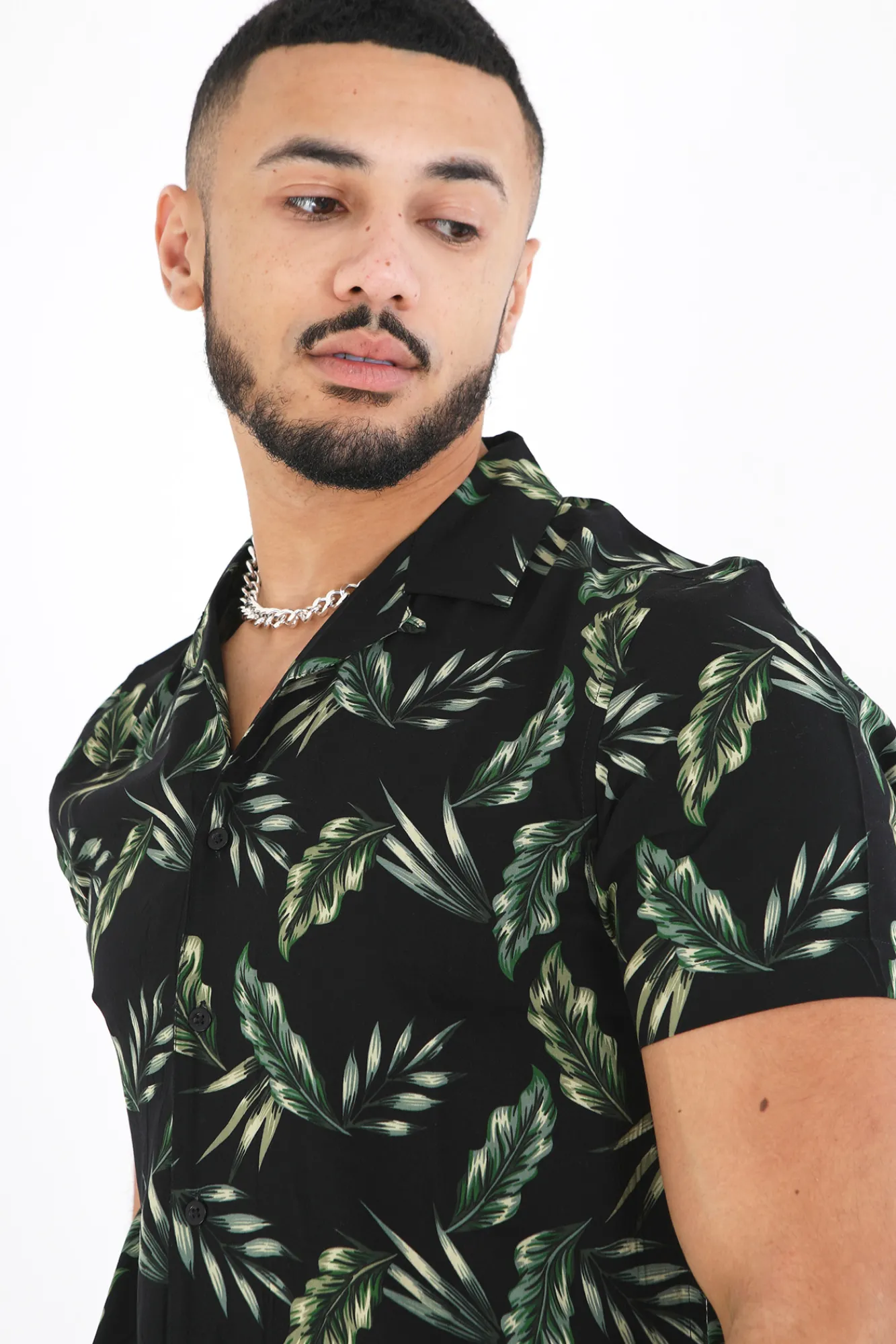 Brave Soul Camisa Manga Corta Y Estampada. Multicolor