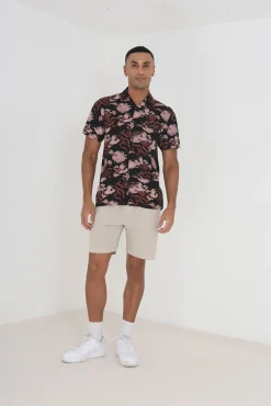 Brave Soul Camisa Manga Corta Y Estampada. Multicolor