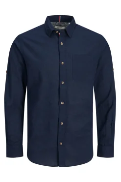 Jack & Jones Camisa Manga Larga Navy Hot