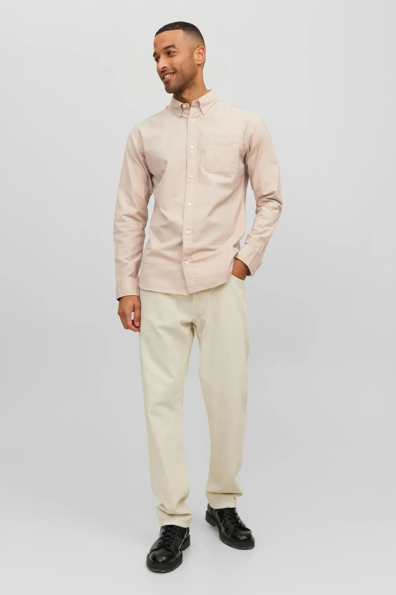 Jack & Jones Camisa Oxford Marron New