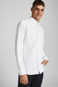 Jack & Jones Camisa Oxford Blanco Clearance