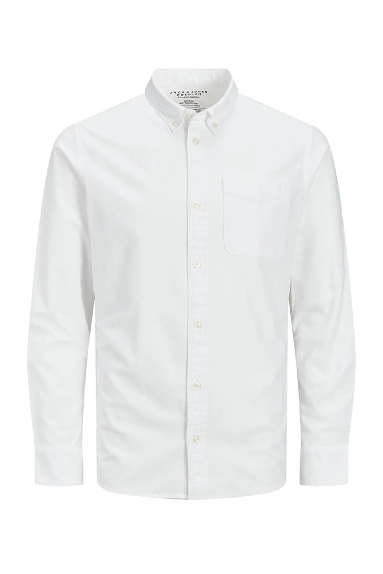 Jack & Jones Camisa Oxford Blanco Clearance