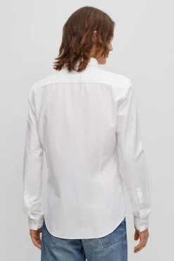 HUGO Camisa Oxford Blanco Hot