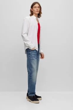 HUGO Camisa Oxford Blanco Hot