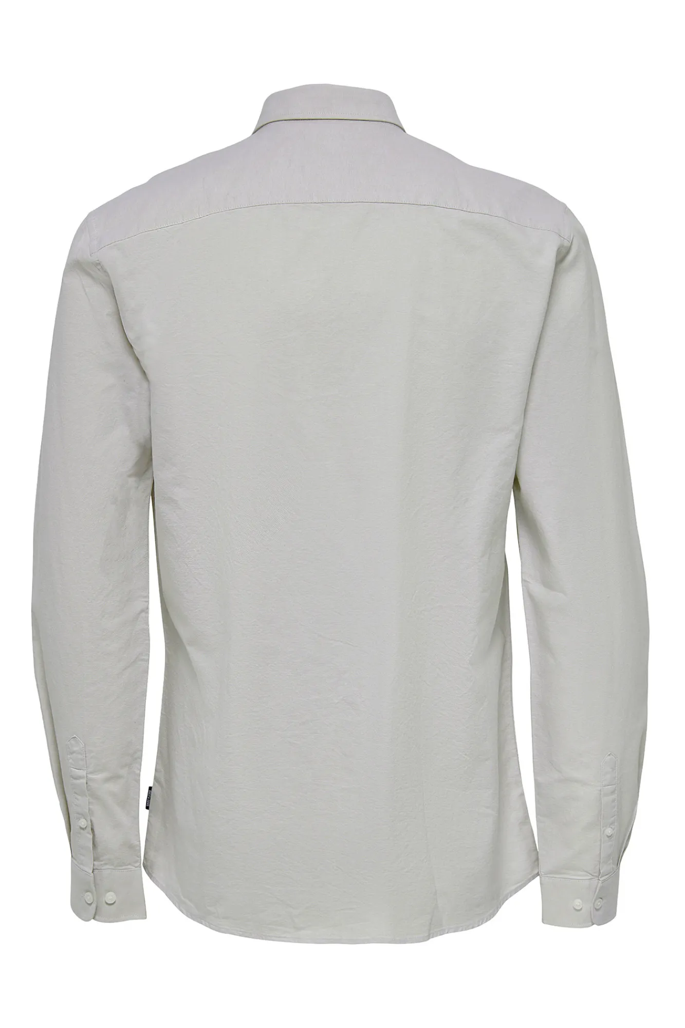Only & Sons Camisa Oxford Gris Medio Clearance