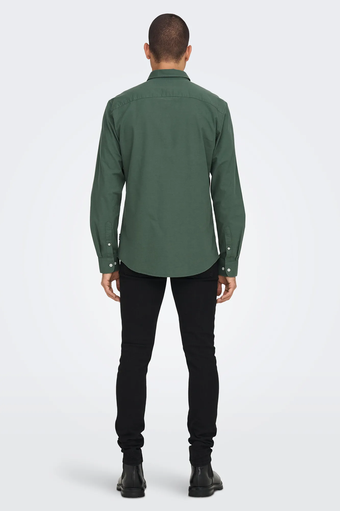 Only & Sons Camisa Oxford Verde Online