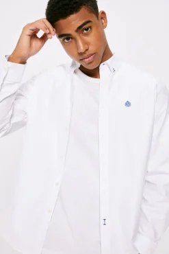 * Camisa Oxford Color Blanco