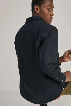 * Camisa Oxford Color Negro