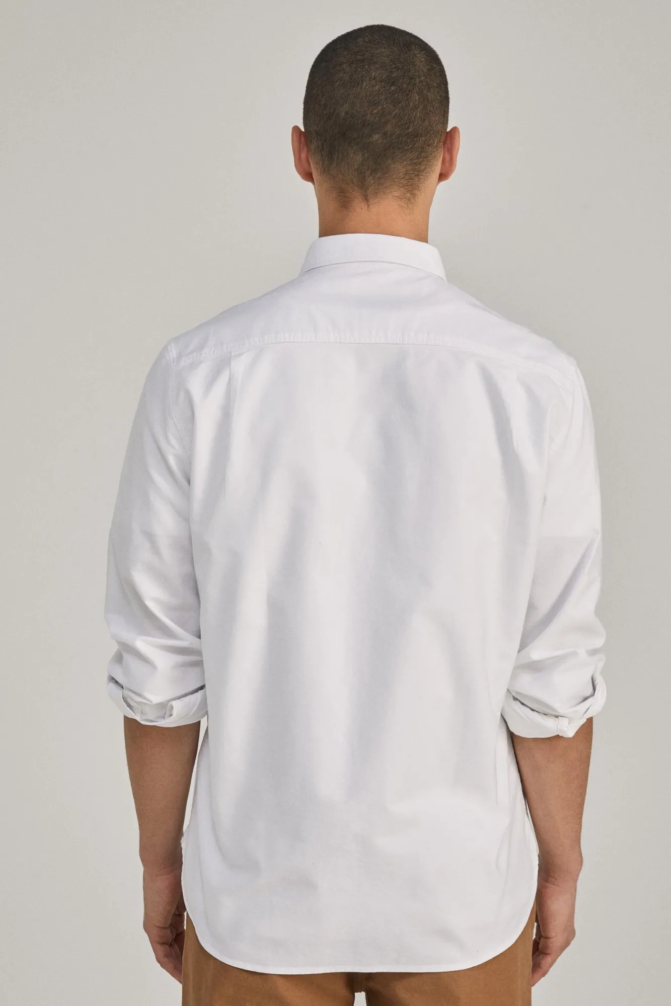 * Camisa Oxford Color Blanco Best